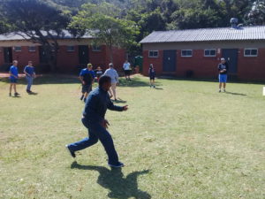 Some cricket action at Winklespruit  last year.